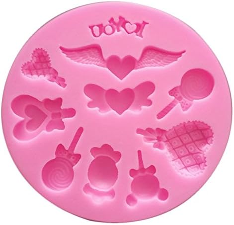 Fablcrew Cake Mold Angel Wings Lollipop Candy Chocolate Fondant Mould For Kitchen Baking Cooking