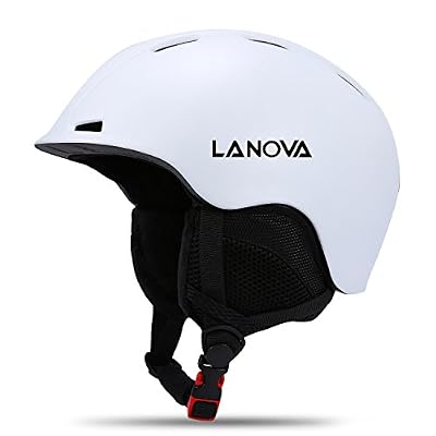 Babimax Casque de Placage Casque de Ski Homme Intégrale Léger Casque de Sécurité Casque Skate Snowboard Protection Hiver Équipement de Sports Ski Neige Casque pour Enfant Femme M Jeune(M, Blanc)