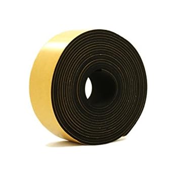 Solido Gomma Strisce Neoprene Fogli Rotoli 3mm(T)x50mm(L)x4m(L - Foto 4