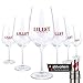 Produktbild 6 x Lillet Glas/Gläser Weinglas Weinaperitif Gastro Bar Deko NEU + anygoods Flaschenausgiesser