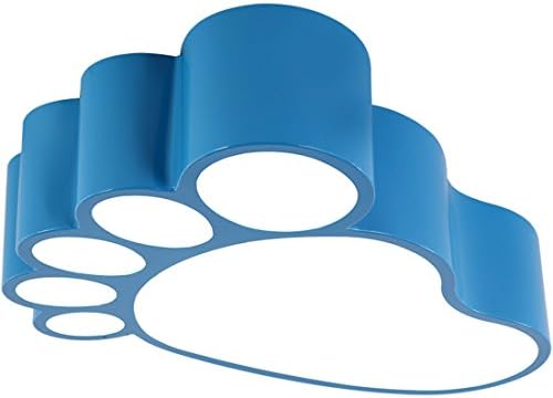 AWAMA Led Footprints Children'S Ceiling Lamp Cartoon Kindergarten Playground Classroom Color Creative Wall Lights 55*40*9CM Yellow for Living Room Hallway Bedroom Babyroom Bathroom Corridor