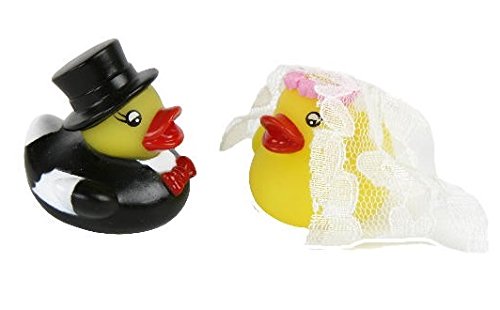 Quietscheente Hochzeitspaar - Geschenk zur Hochzeit