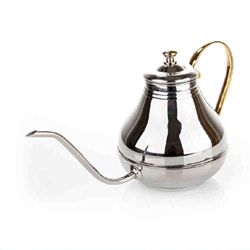 WYFC Edelstahl Coffee Pot. schmal-necked Pot-Topf/Tea Pot/Gericht Spezial . silver WYFC Edelstahl Coffee Pot. schmal-necked Pot-Topf/Tea Pot/Gericht Spezial . silver Bilder