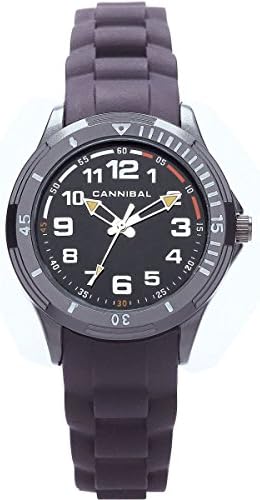 Cannibal Boy's Quartz Watch with Black Dial Analogue Display and Black Silicone Strap CJ219-07