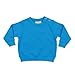 Larkwood Childrens Crew Neck Sweatshirt With Shoulder Poppers Blue