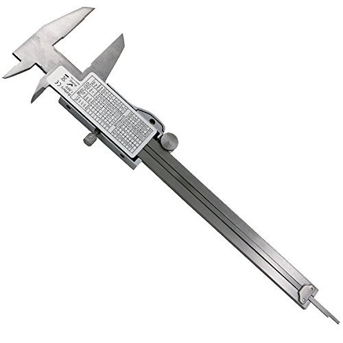 QMQ Hochpräzise Wassergeschützter Messschieber aus Edelstahl zu messende Länge 150mm (6”) mit Digitalanzeige - 5