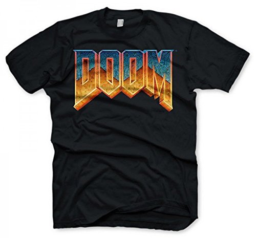 Import - Camiseta Doom Classic Logo, Talla M