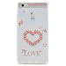 Produktbild Lonchee Huawei P8 Lite Hülle,Bunte Muster Weich TPU Handy Hülle Durchsichtig Transparent Etui Cover Case Protective Shell Soft Schutzhülle Telefon Kasten für Huawei P8 Lite – Liebe