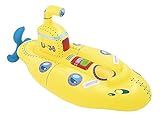  41098 Cavalgable submarino inflable amarillo BESTWAY 165 x 86 cm con asas