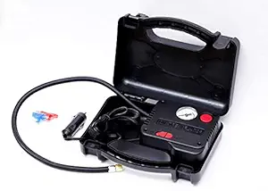 Auto Hub Heavy Duty Tyre Car Air Pump/Tyre Inflator 12V DC Portable/Auto Air Compressor with Pressure Gauge 150 PSI/Car Air Inflator