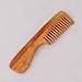 HealthAndYoga(TM) Handcrafted Neem Wood Comb - Anti Dandruff, Non-Static and Eco-friendly- Great for Scalp and Hair health -7" Wide toothed with Handle