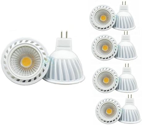 CY COB 5W MR16 LED Bulbs, 50W Halogen Bulbs Equivalent, 400lm, Warm White, 3000K, 60¡ãBeam Angle, Recessed Lighting, Track Lighting, LED Light Bulbs, Pack of 10 Units