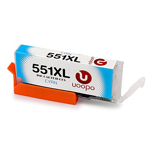 Uoopo Canon PGI-550XL CLI-551XL Kompatibel Druckerpatronen, Multipack Patrone Kompatibel mit Canon Pixma MX925 MX725 IP7250 IP7200 MG5650 MG5450 MG5550 MG6450 MG6650 MG5400 MG7500 IX6850 Drucker. 5 Farbe (6PGBK 3 Schwarz 3 Cyan 3 Magenta 3 Gelb) - 5