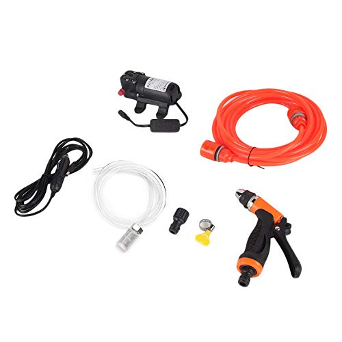 Preisvergleich Produktbild WEINANA Elektroauto Waschmaschine 12V Hochdruck Autowaschpumpe Autowaschwasserpistole Englische Version Für den Hausgebrauch