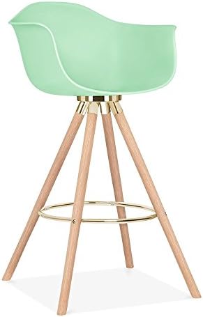 Cult Design Moda Bar Stool with Armrest CD2 - Pastel Green