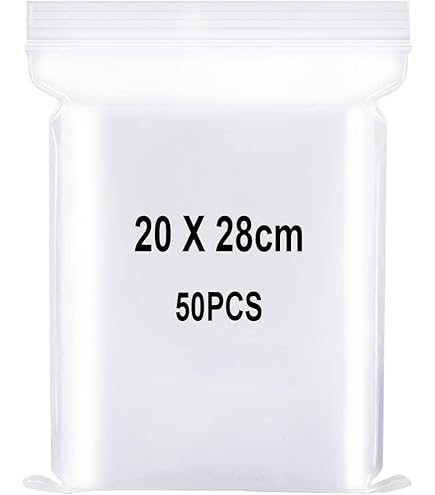 Sacchetti Plastica Richiudibili | 30 Pezzi 18x25 Cm | Per Viaggio, Cosmetici, Biancheria | Traspiranti E Impermeabili - Foto 12