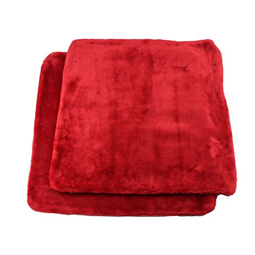 Gözze Kissenbezug 2er-Set, Cashmere-Feeling, 50 x 50 cm, Rot, 40132-37-A2 - 2