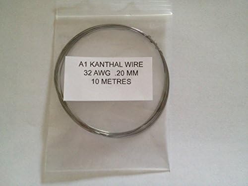 Kanthal A1 Resistance Wire 32 AWG 0.2MM 10 Metres RBA RBD coils vaping wire SOLD BY GelatincapsUK