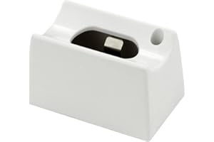 LEDmaxx S14DWH A - Casquillo de lámpara lineal para Osram Linestra Ralina de una sola base, 60 W, S14d, color blanco, 7 x 4 x 4,5 cm