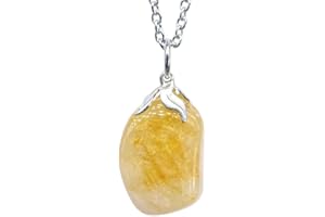 GENERICO TENET - Ciondolo in vera pietra naturale con catenina