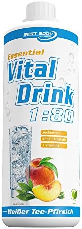Best Body Nutrition Essential Vital Drink, White Tea Peach