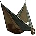 Produktbild Hängematte Camping Hammock Single/Double Parachute, leicht und tragbar, mit extra Schlafaugenmaske Augenbinde Blindfold für für Outdoor/Camping/Reisen (Single, Kamel/Armeegrün)