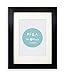 Produktbild Photo Frames And Art 2 u 22,9 x 17,8 cm für 17,8 x 12,7 cm Bild – Glas Fenster – dünn Schwarz Oxford Premium Bilderrahmen, mit Weichem, cremefarbenem Passepartout. Hergestellt in Großbritannien