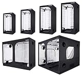 TRAFIKA Chambre de Culture intérieur 80x80x160 / Grow Tent/GROWTENT/Grow Box/GROWBOX/Tente de Culture Indoor/GROWROOM hydroponique/Mylar Premium 97% Réflectivité