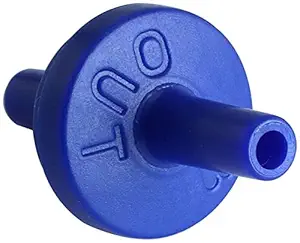 Petzlifeworld One Way Plastic Check Valves for Aquarium Air Pump (Blue)-10 Pieces