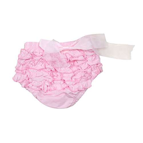 ROPALIA Baby Girls Ruffle PP Pants Bow Diaper Nappy Cover Briefs Bottom