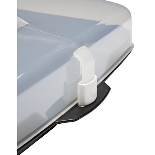 Xavax 00111497 Transportbox, Kunststoff, anthrazit / transparent, 37.8 x 49.7 x 11.5 cm - 7