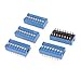 Produktbild Water & Wood 5 Pcs 2.54mm Pitch 2 x 8 Pins 8 Position Slide Style DIP Switches Blue