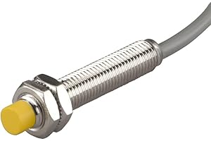 Heschen 4mm Inductive Proximity Sensor Switch, HS-M8-Ni4-AP6, non-Embedded, Cylindrical Type, DC10-30V 200mA, PNP NO(Normally Open), 3 Wire, CE