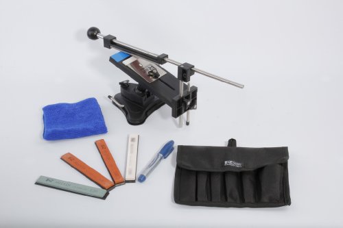 KKmoon Upgraded Küchen- Messerschärfer Sharpemaker Kits System 4 mit festen Winkel. - 7