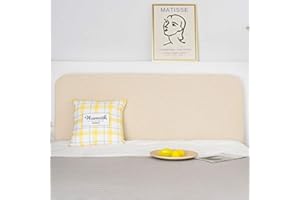 UYEOCO Copri Testata Letto, Copertura Testiera Letto Fodera Elastica Vello Protezione Testata Matrimoniale Cover Cuscino Lavabile per Decorazione Camera (Color : F, Size : 180-200cm)