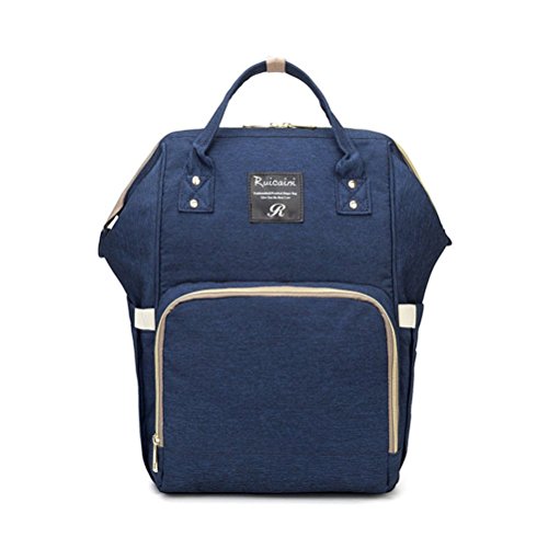 Preisvergleich Produktbild Baby Wickeltasche Reise RucksackIsolierte Tasche, Wasserdicht Stoffe, Multifunktional, Passform für Kinderwage, Große Kapazität Modern Einzigartig Tragbar Handtasche Organizer