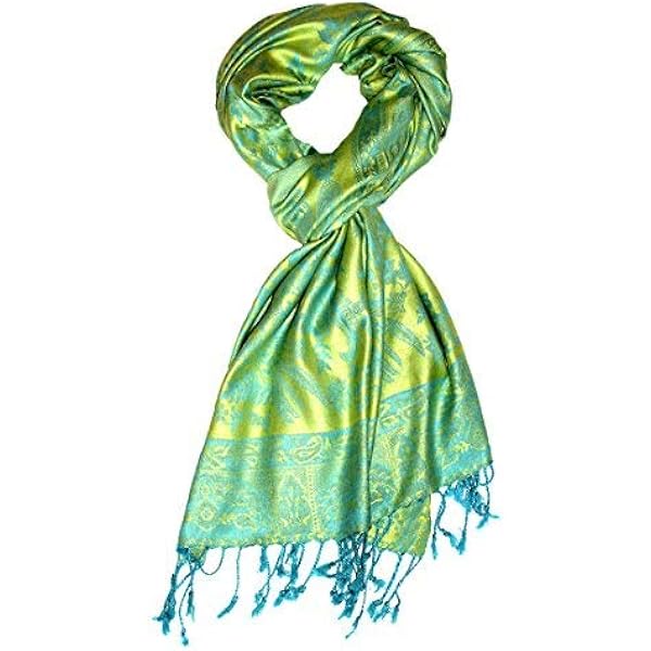 Écharpe Pashmina 100% Viscose 70x200 Cm - Bleu Noir - Lorenzo Cana - Pour Homme Printemps/Été
