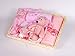 Gift Wrapped Pink Baby Shower Hamper With 12 Newborn Essentials