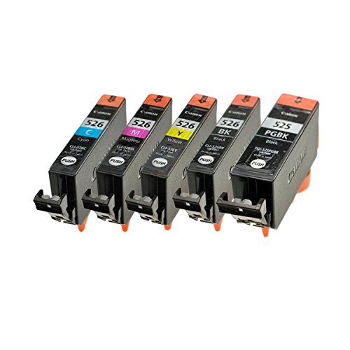 Original Tintenpatronen PGI525 CLI526 Set, Original,bk 19ml, bk, c,m,y, je 9,0ml, bulk - 2