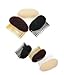 BLACK--Hair Bump/Bun Shaper with adjustable comb with beehive LOOK