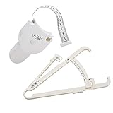 Mudder Personal Body Fat Tester Calipers with Fat Charts Fitness Measure and Tape Measure