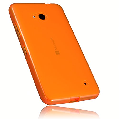 Preisvergleich Produktbild mumbi Schutzhülle Microsoft Lumia 640 Hülle transparent orange