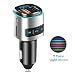 Produktbild Laxstory FM Transmitter Auto Bluetooth Radio Adapter Freisprecheinrichtung mit QC3.0 Dual USB Ladegerät für IOS Android