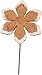 Produktbild STECKER Holzstecker ,,Blume' 551185 Blume Holz Rost 67cm