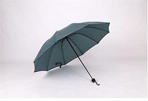 Preisvergleich Produktbild Sucastle,Verstärkung streifen Regenschirm ein Mann Sonnenschirm stark wasserabweisend Wind Sonnenschirm,Hit Tuch, Stahl,107cm*69cm