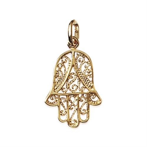 Fashion manufacturer - Colgante Chapado En Oro - Mano de Fátima