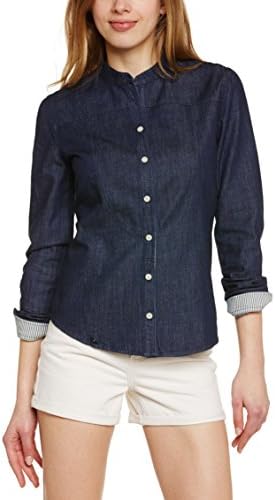 New Man Women's CHEMISE - GRANITA Long Sleeve Shirt, Blue (Navy), UK 14 (Manufacturer size: 42)