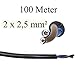 Produktbild Elektrokabel seewassertauglich 2 x 2,5 mm² - 100 Meter