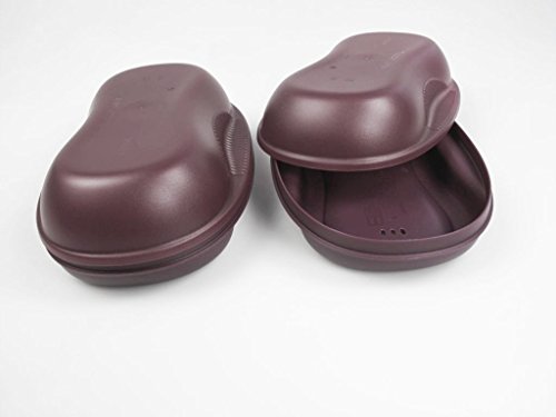 TUPPERWARE Mikrowelle 430ml Omlett-Meister lila (2) Eierspeisen für die Omelette 11570