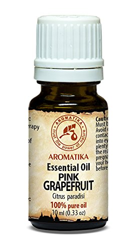 Grapefruit Öl 100 % naturreines ätherisches 10ml 0,33 oz, Reine & Natürliche Grapefruitöl – Citrus Paradise, Südafrika – für guten Schlaf /Stressabbau /Beauty /Baden/ Körperpflege /Wellness/ Schönheit /Aromatherapie / Entspannung /Massage /SPA /Aroma diffuser / Duftlampe / Raumbeduftung / Kosmetik /Kosmetikanreicherung /Aromatherapeutische/ Unverdünntes /Therapeutische / Alternative medizin; Glasflasche, von AROMATIKA - 4